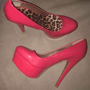 Hot pink high heels! Wore 2 times